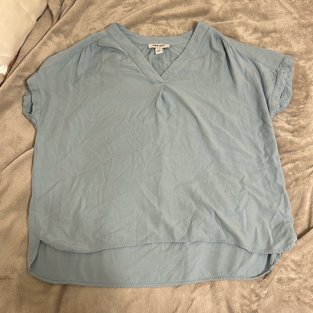 Light Blue Nine West Top